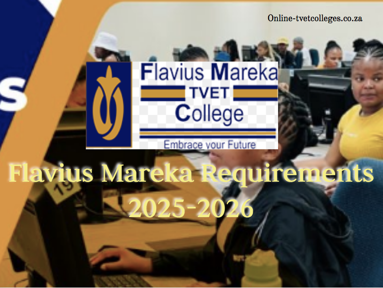 Flavius Mareka Requirements 20252026 TVET Colleges