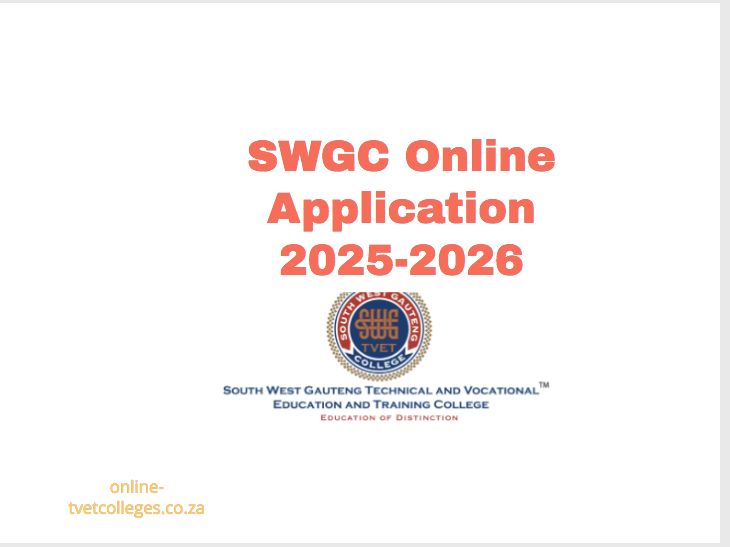 SWGC Online Application 2025-2026 - TVET Colleges