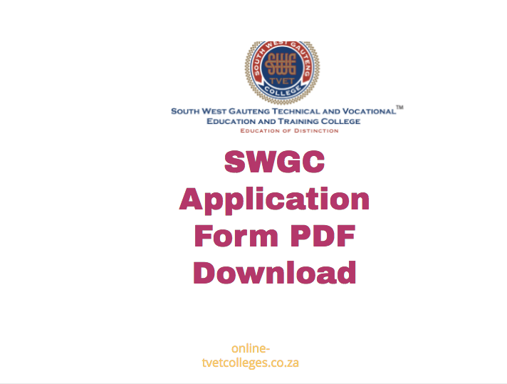 SWGC Application Form PDF Download - TVET Colleges